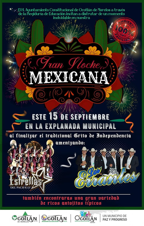 El Dr. Luis F. Martínez Aquino, Presidente Municipal de Ocotlán, Invita a una Inolvidable Noche Mexicana