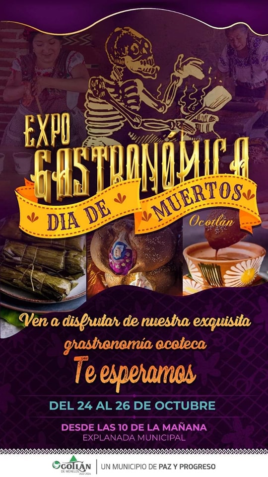 Celebra y Saborea la Tradición: Expo Gastronómica Día de Muertos en Ocotlán de Morelos